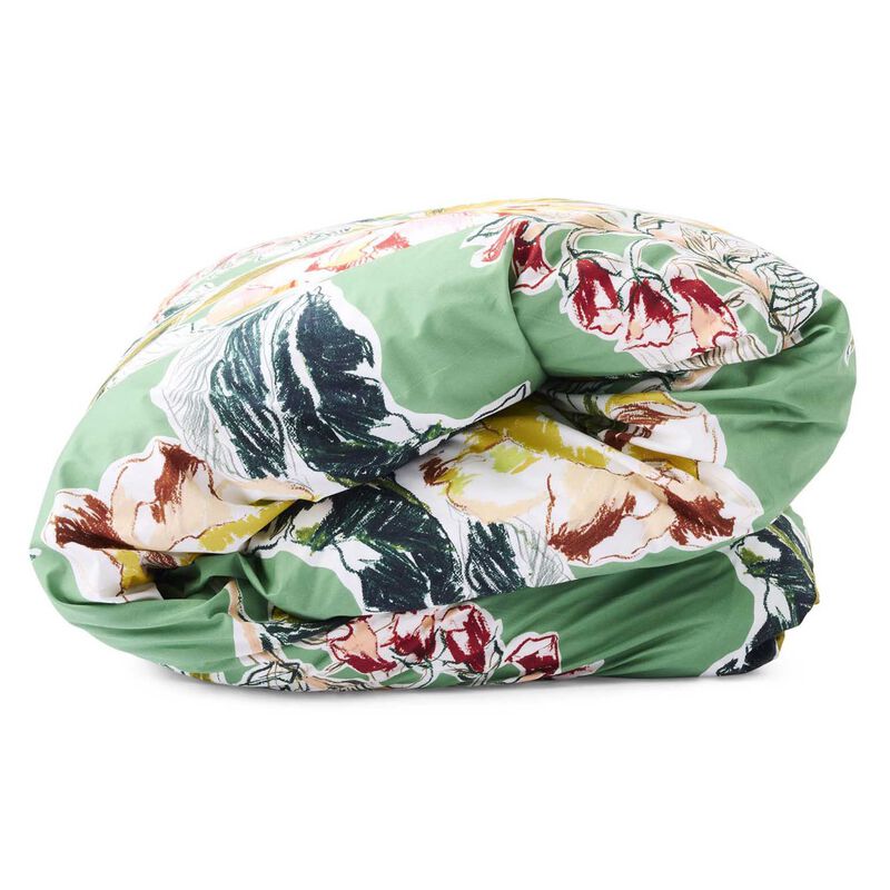 Kip&Co Somerset Green Organic Cotton Quilt Cover image number 0